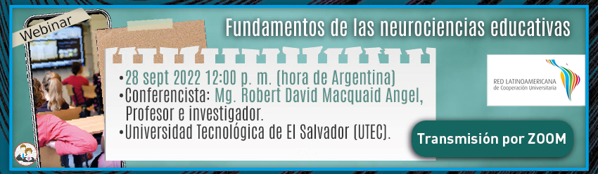 Webinar: Fundamentos de las neurociencias educativas